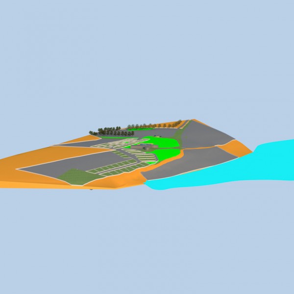 - Camping du Moulin de Bannac existant avant demande / Modélisation 3D format Pdf. 