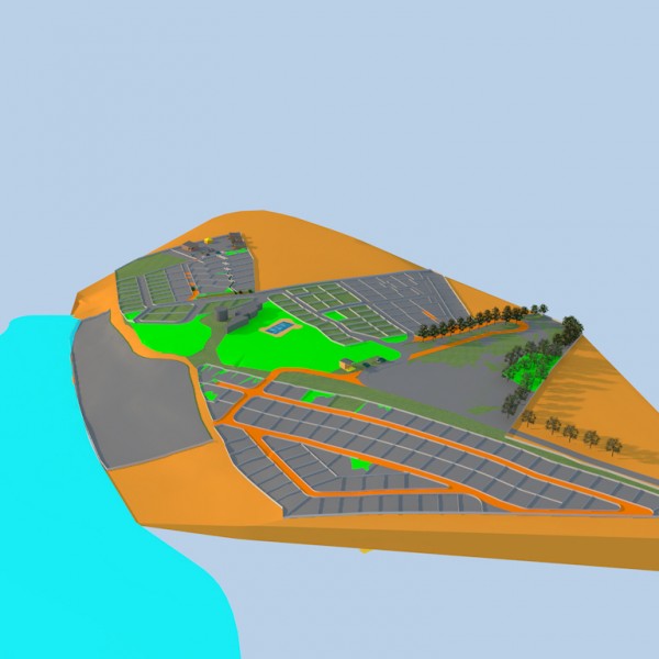 - Camping du Moulin de Bannac projet objet de la demande / Modélisation 3D format Pdf. 